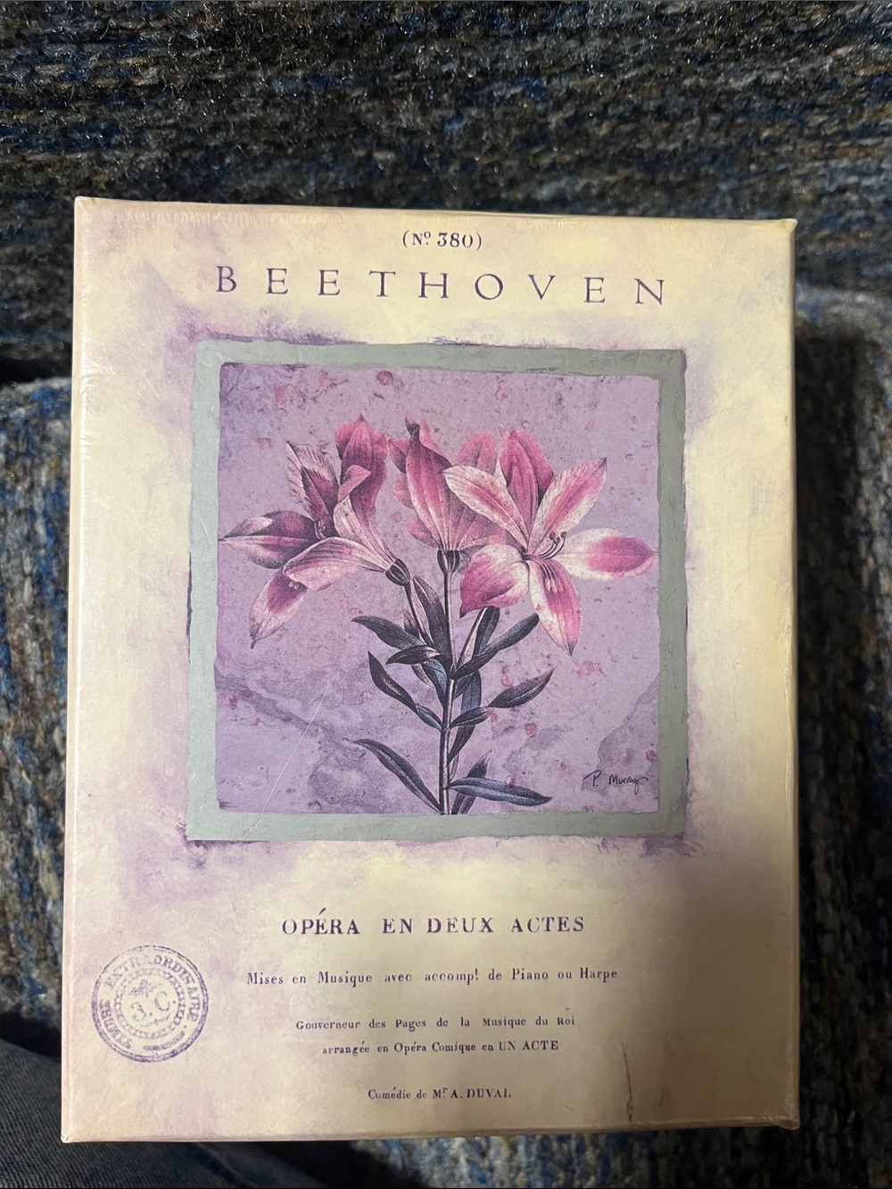 Beethoven Floral cards